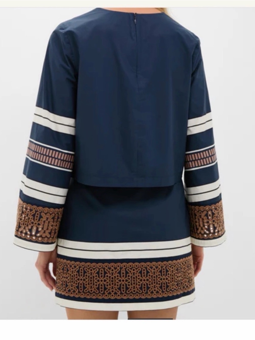 Tuckernuck Navy Meg Mini Skirt and Shirt Set BNWT - Picture 3 of 15